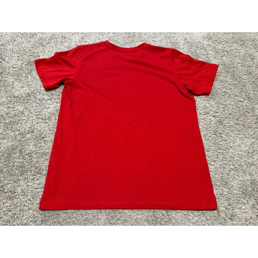 2 Adidas Athletic T-shirts Youth Boys Size Large 14/16 Black/Red & Blue/Green